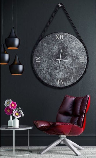 Ploumatos N110 Analog Mirror Black Ø95cm Ploumatos N110 Analog Mirror Black Ø95cm