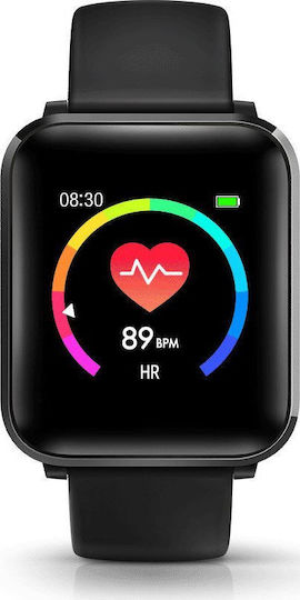 BlitzWolf BW-HL1 Waterproof Smartwatch with Heart Rate Monitor (Black)
