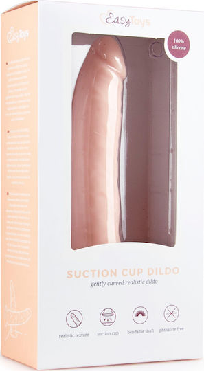 Easytoys Ρεαλιστικό Dildo με Βεντούζα Flesh 21cm