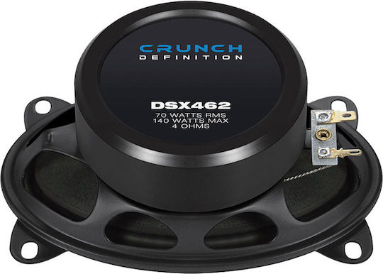 Crunch DSX462 Σετ Ηχεία Αυτοκινήτου 4x6" με 70W RMS (2 Δρόμων)