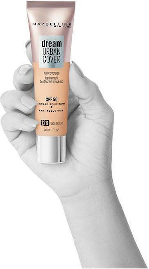 Maybelline Dream Urban Cover Liquid Make Up SPF50 26 Nude Beige 30ml