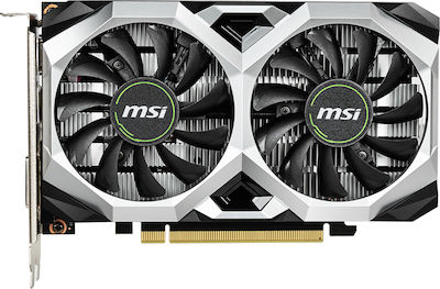 MSI GeForce GTX 1650 4GB GDDR6 D6 Ventus XS OC Κάρτα Γραφικών PCI-E x16 3.0 με HDMI και DisplayPort