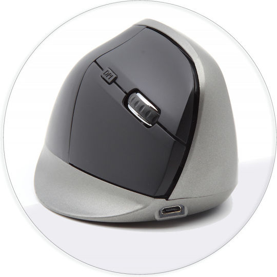 Ordissimo Vertical Ergonomic Wireless Ασύρματο Ποντίκι Γκρι