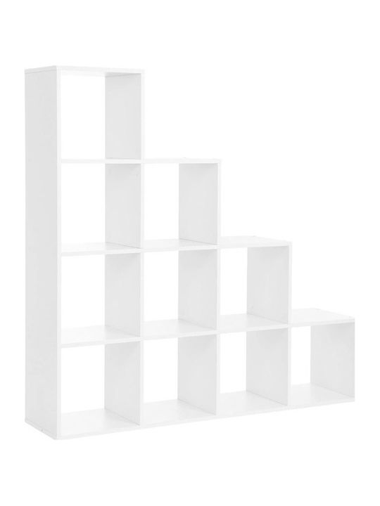 Bibliotecă Alb 129.5x29x129.5cm
