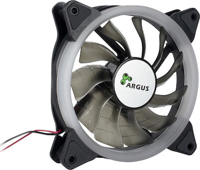 Argus RS-051 RGB Ventilator Carcasă 120mm cu Conexiune 2-Pin 1buc