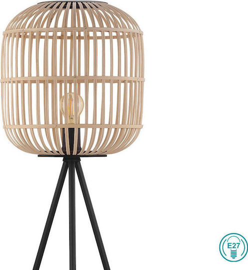 Eglo Bordesley Vintage Floor Lamp H139cm. Black