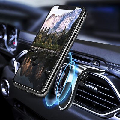 Forcell Suport Auto pentru Telefon cu magnet Argint