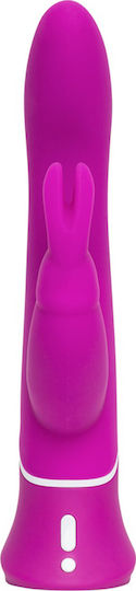 Happy Rabbit Curve Vibrator Mini Δονητής Rabbit 25.4cm Purple
