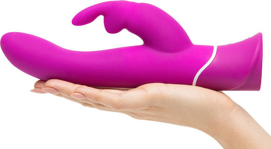 Happy Rabbit Curve Vibrator Mini Δονητής Rabbit 25.4cm Purple