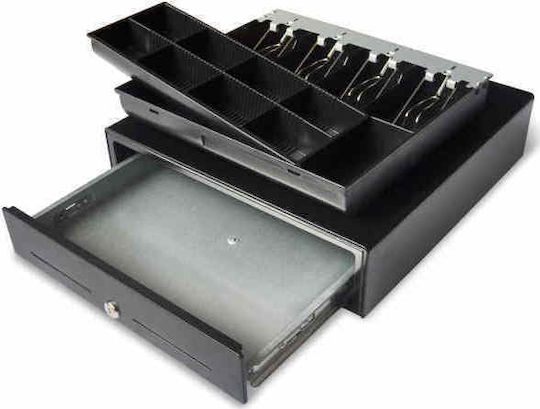 TE Tameiaki Express 505M Cash Drawer Heavy Construction with 8 Coin Slots and 6 Slots for Bills 41x41x10cm