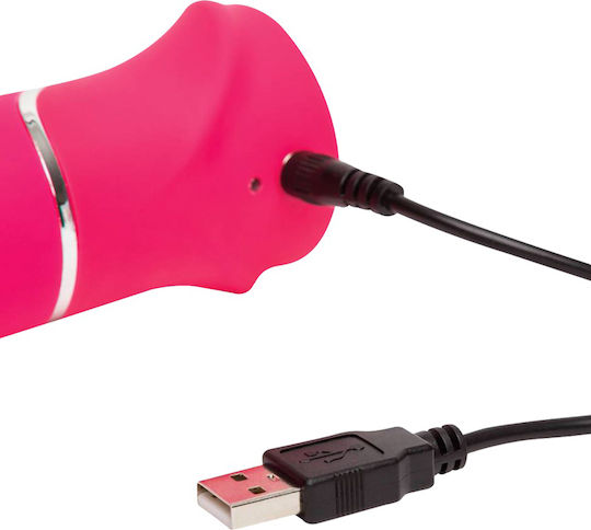 Happy Rabbit Thrusting Vibrator Δονητής Rabbit με Απομακρυσμένο Έλεγχο 22.8cm Pink