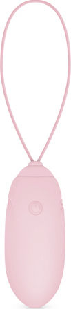 Luv Egg Rechargeable with Remote Control Mini Δονητής Egg με Απομακρυσμένο Έλεγχο 7cm Pink