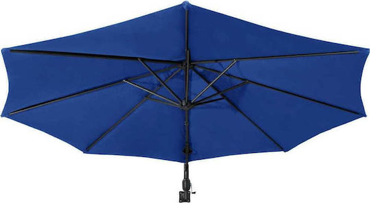 Umbrelă De Perete Rotundă Metalică Albastră Φ3m