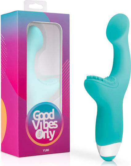 Good Vibes Only Yuki G-Spot Vibrator Вибратор G-Spot 19см Teal