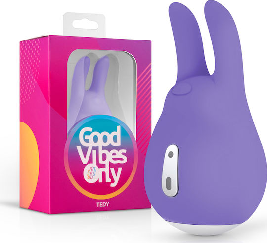 Good Vibes Only Tedy Clitoris Stimulator Клитор Вибратор 9.5см Лилаво