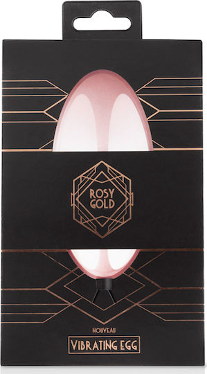 Rosy Gold New Vibrating Egg Vibrator Egg with Remote Control 7cm Rose Gold