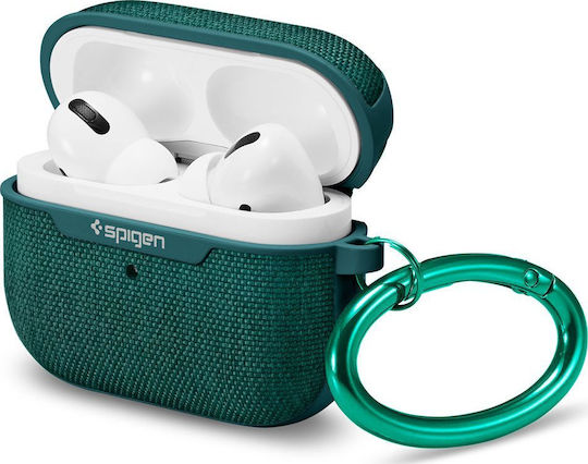 Spigen Urban Fit Silicone Case with Keychain Green for Apple AirPods Pro