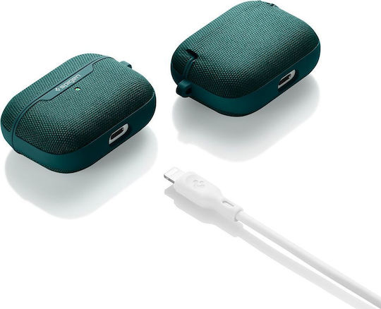 Spigen Urban Fit Silicone Case with Keychain Green for Apple AirPods Pro