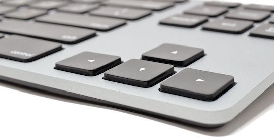 Matias Aluminum Tenkeyless Ασύρματο Bluetooth Πληκτρολόγιο Αγγλικό UK Συμβατό με Mac Γκρι