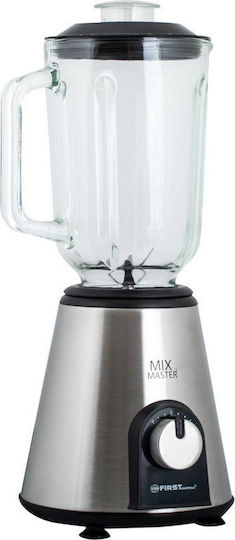 First Austria Μπλέντερ με Γυάλινη Κανάτα 1.5 lt 1000W Inox FA-5241-3