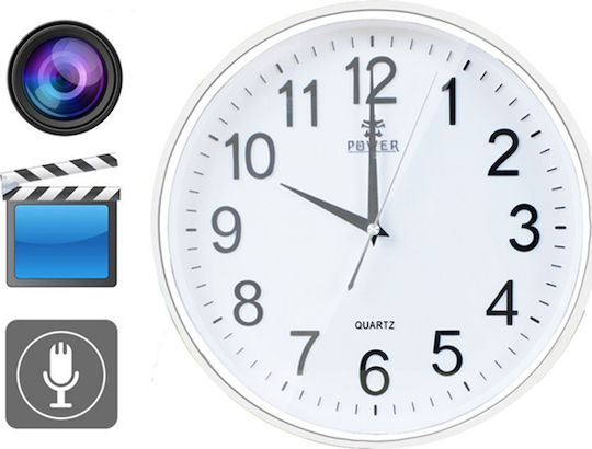 Hidden Camera WiFi Clock 1080p with Memory Card Slot