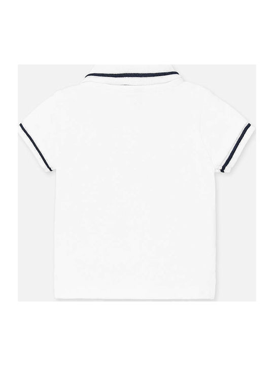 Mayoral Kids Polo Short Sleeve White