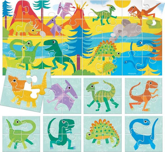 Kids Puzzle Dinosaurs for 2+ Years 64pcs Headu