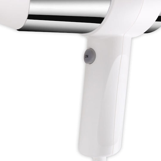 Valera Action Super Plus 1800 White Hotel Hair Dryer 1.8kW with Spiral Cable up to 250cm