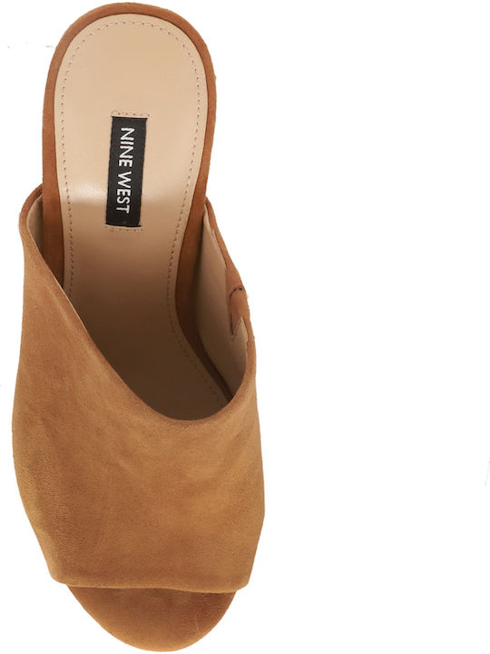 Denna Platforme dama în Tip Pantofi Slip On Culoare Tabac maro