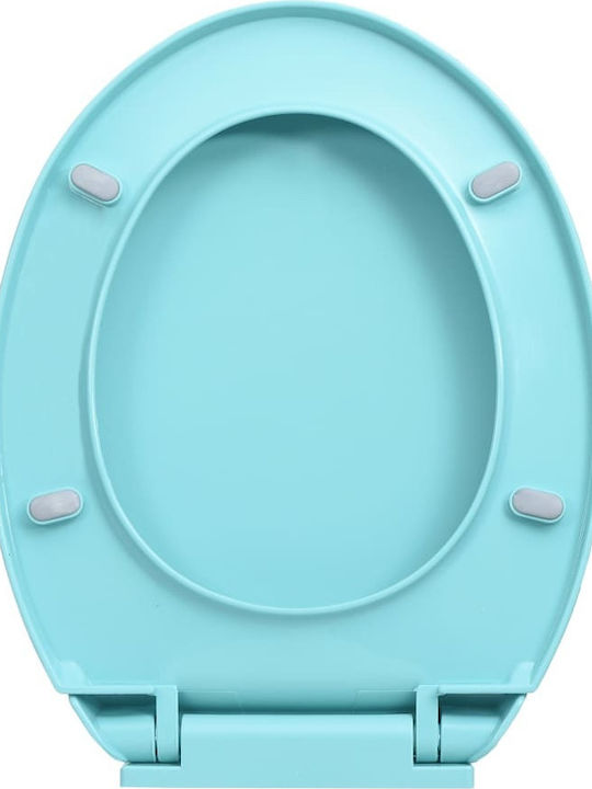 vidaXL Καπάκι Λεκάνης Soft Close Πλαστικό 46x34cm Πράσινο