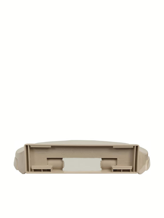 vidaXL Καπάκι Λεκάνης Soft Close Πλαστικό 46x34cm Μπεζ