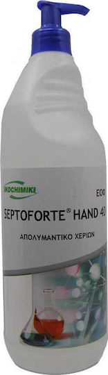 Ikochimiki Septoforte Hand 40 Υγρό Αντισηπτικό Χεριών με Αντλία 1000ml Natural
