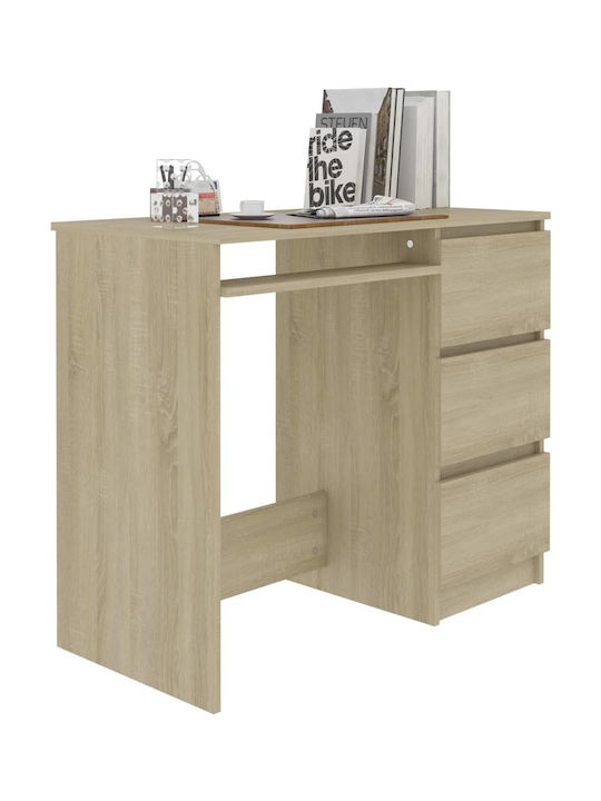 Birou Din Lemn Bej 90x45x76cm