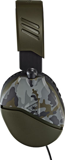 Turtle Beach Recon 70 Over Ear Gaming Headset with Connection 3.5mm Green Camo