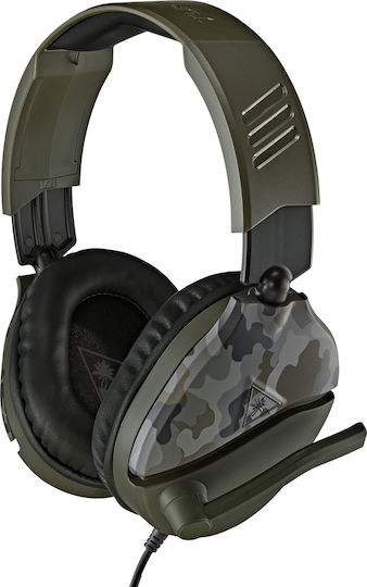 Turtle Beach Recon 70 Over Ear Gaming Headset with Connection 3.5mm Green Camo