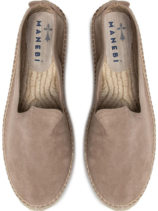 Hamptons Women's Suede Espadrilles Beige