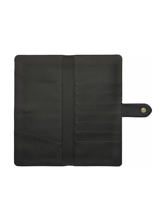 Travel Document Holder Men's Card Wallet with RFID Black