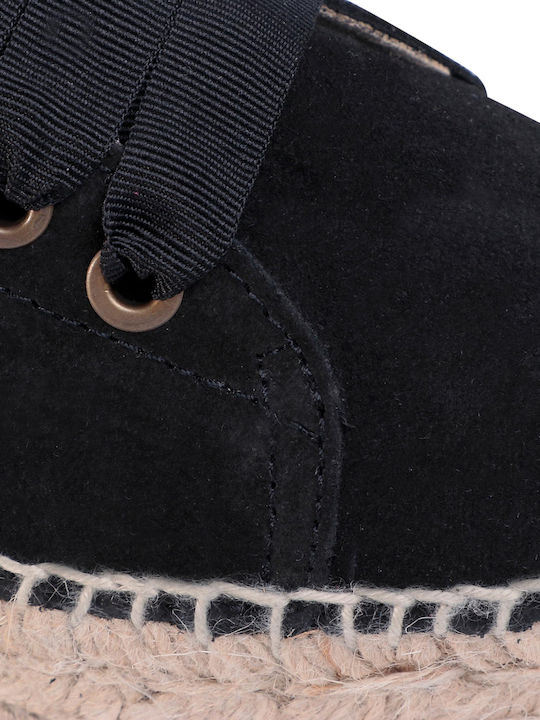 Hamptons Espadrile dama în culoarea Negru