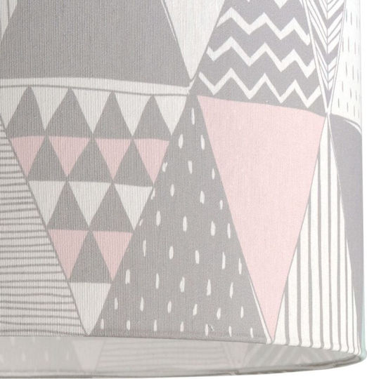 Veis Hesperis Triangles Einfaches Licht Kinderdeckenleuchte Deckenleuchte 60W mit Fassung E27 Mehrfarbig 35x24cm