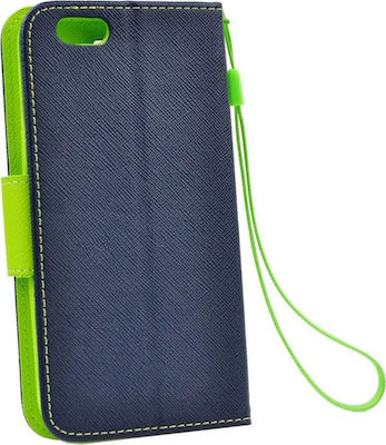 Fancy Brieftasche Synthetisches Leder Marineblau (Galaxy A20e)