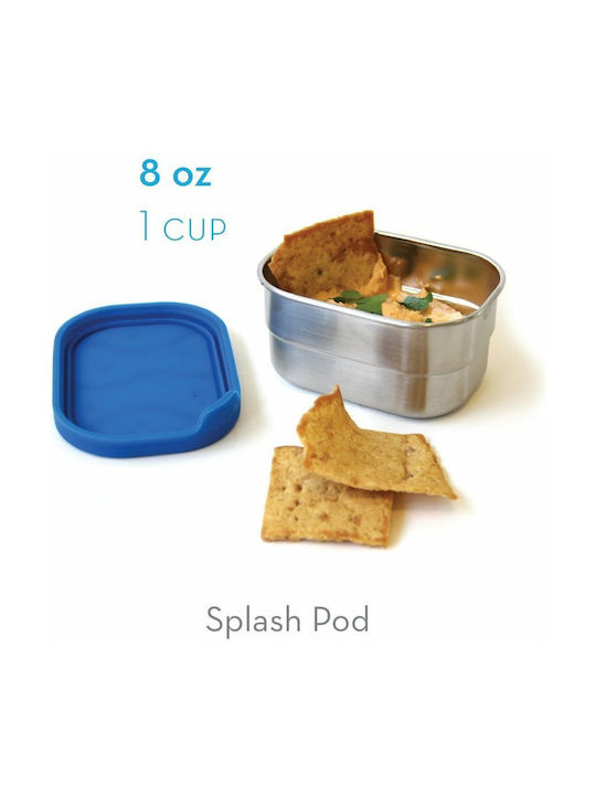 Ecolunchbox Splash Pod Δοχείο Φαγητού Inox Μπλε 236ml
