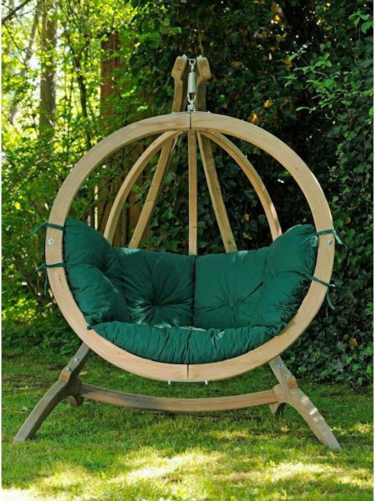 Globo Nest Hölzernes L121xB69xH118cm Verde