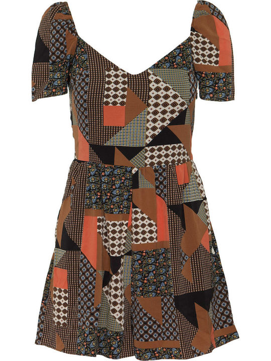 De Damă Mâneca scurta Short întreg Multicolor