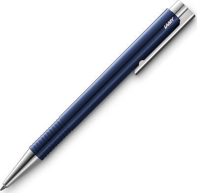 Lamy Logo M+ 204 Pen Ballpoint with Blue Ink Blue