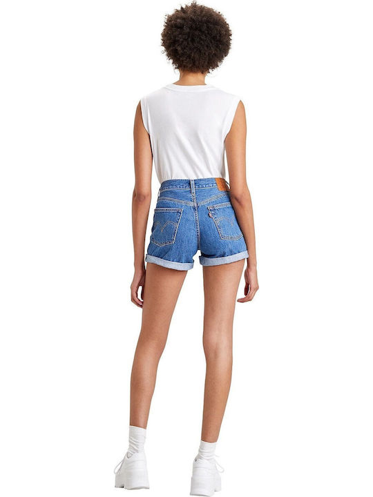 501 Women's Jean High-waisted Shorts Blue