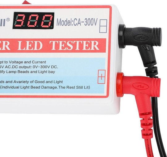 Апарат за измерване на напрежение Super LED Tester AC/DC с обхват на измерване 0 - 300V