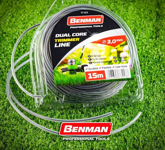 Benman 77214 Mähfaden Länge 15m und Dicke 3.3mm