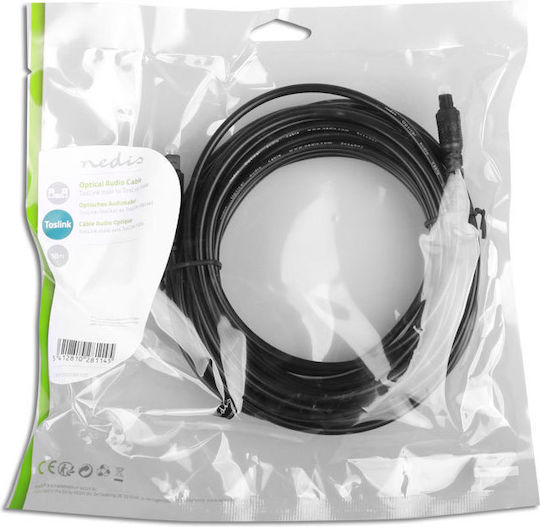 Nedis 10m TOS male Optical Cable (CAGP25000BK100)