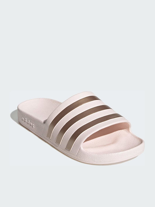 Adilette Aqua Slides În Culoare Roz