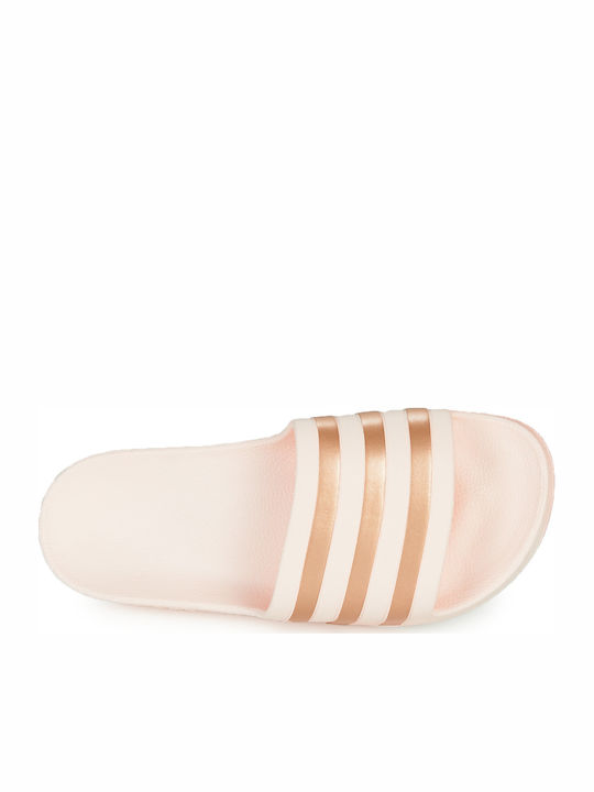 Adilette Aqua Slides În Culoare Roz